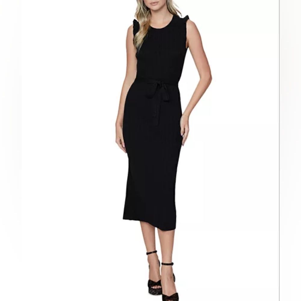 Paige Gardenia Knit Midi Dress Sleeveless NWOT